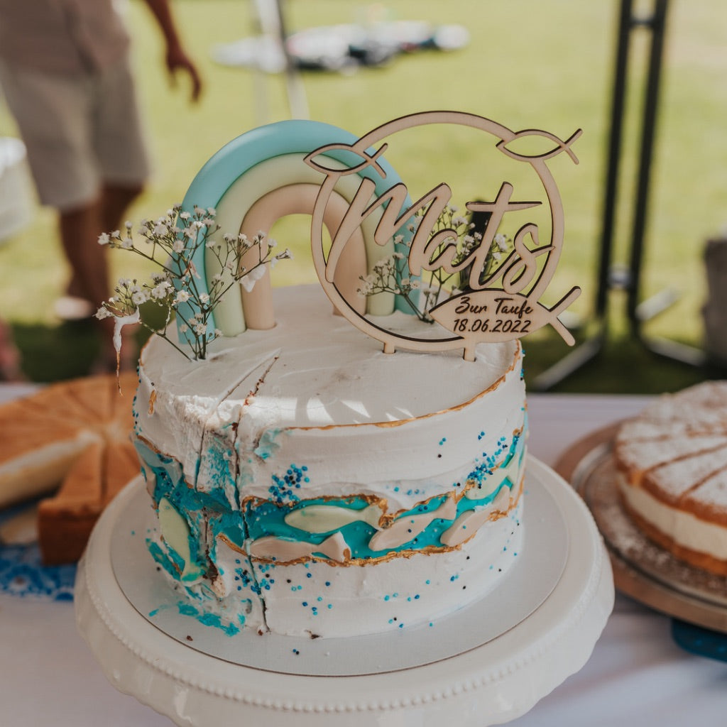 Cake-Topper Taufe